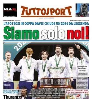 "Meglio Thuram. E guadagna un quarto": la prima pagina di Tuttosport, che scarica Rabiot