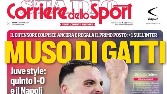 Gatti colpisce ancora, Il Corriere dello Sport: "Juve style, Napoli ko e +1 sull'Inter"