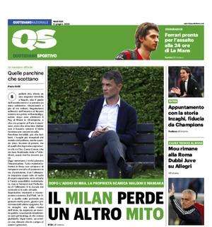 Appuntamento con la storia, Qs in prima pagina: "Inzaghi, fiducia da Champions"