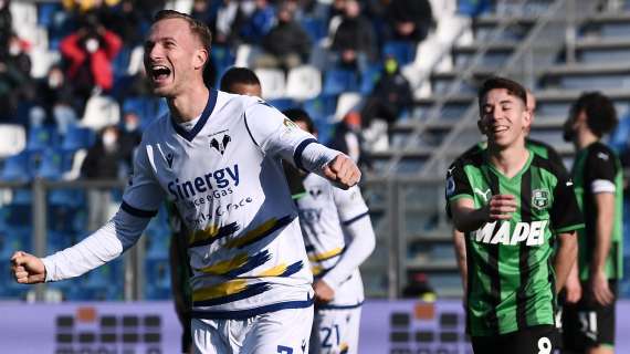 Serie A, Hellas Verona travolgente: Barak stende il Sassuolo 4-2