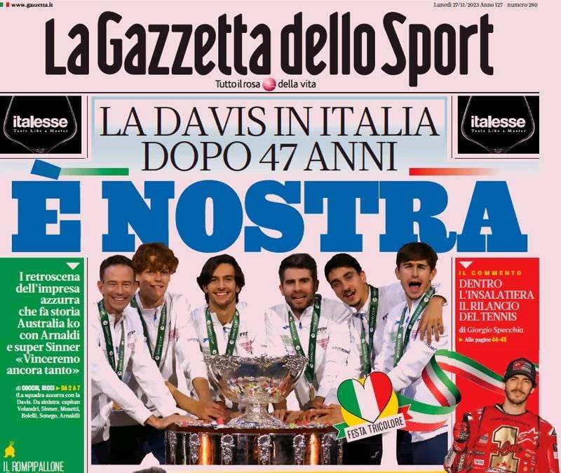 La Gazzetta in apertura: "Juve-Inter non finisce mai". Inzaghi resta a +2