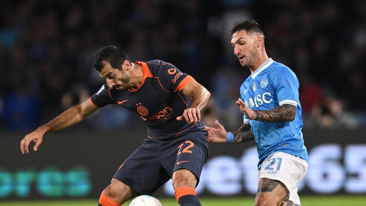Mkhitaryan, infortunio nel primo tempo di Napoli-Inter: la prima diagnosi