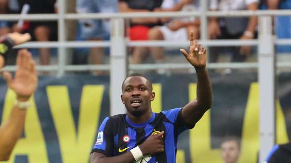 L’Inter parte bene: Thuram fa impazzire San Siro, Fiorentina sotto 1-0 al 45'