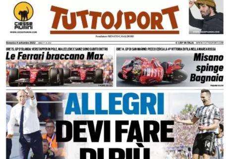 Tuttosport in prima pagina: "Leao indiavolato, Inter all'inferno" 