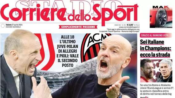L’Inter prenota il terzo colpo: in arrivo Bento. La prima pagina del Corriere dello Sport