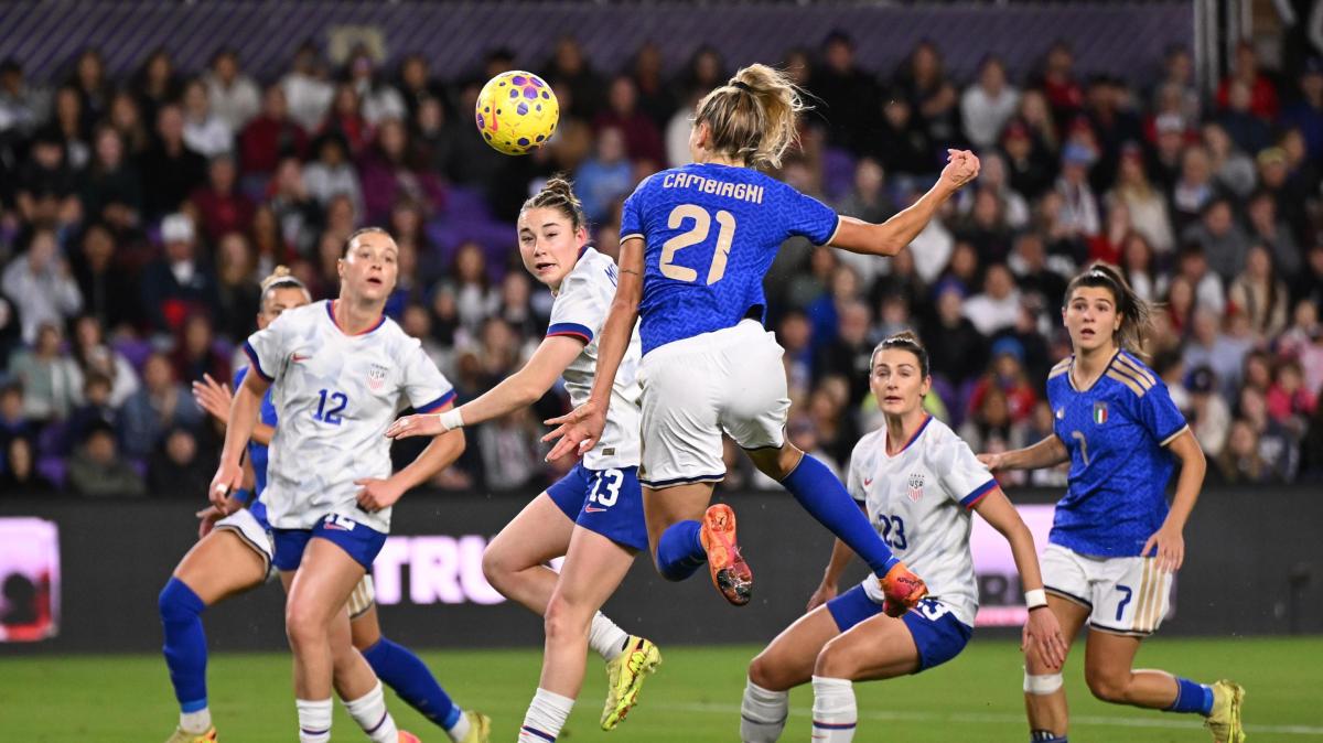 Italia femminile sconfitta 3-0 nella prima amichevole con gli USA 