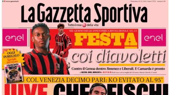 "Inzaghi sei il migliore, ma questa Lazio...". La prima pagina della Gazzetta dello Sport