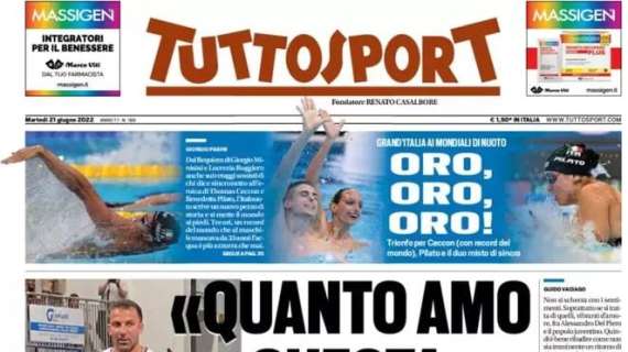 Tuttosport in prima pagina sul Milan: "Maldini sì al rinnovo ma con budget ridotto"