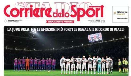 L'apertura del Corriere dello Sport: "Inter rimontata, lo scudetto è un miraggio"