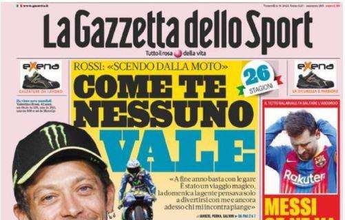 L'apertura de La Gazzetta dello Sport: "Lukaku, oggi il vertice tra i club"