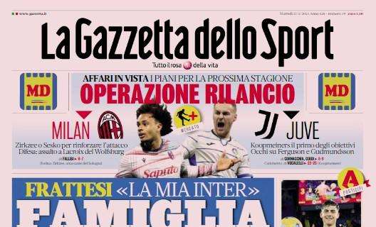 "La mia Inter, famiglia e scudetto": le rivelazioni di Frattesi in prima pagina su La Gazzetta dello Sport