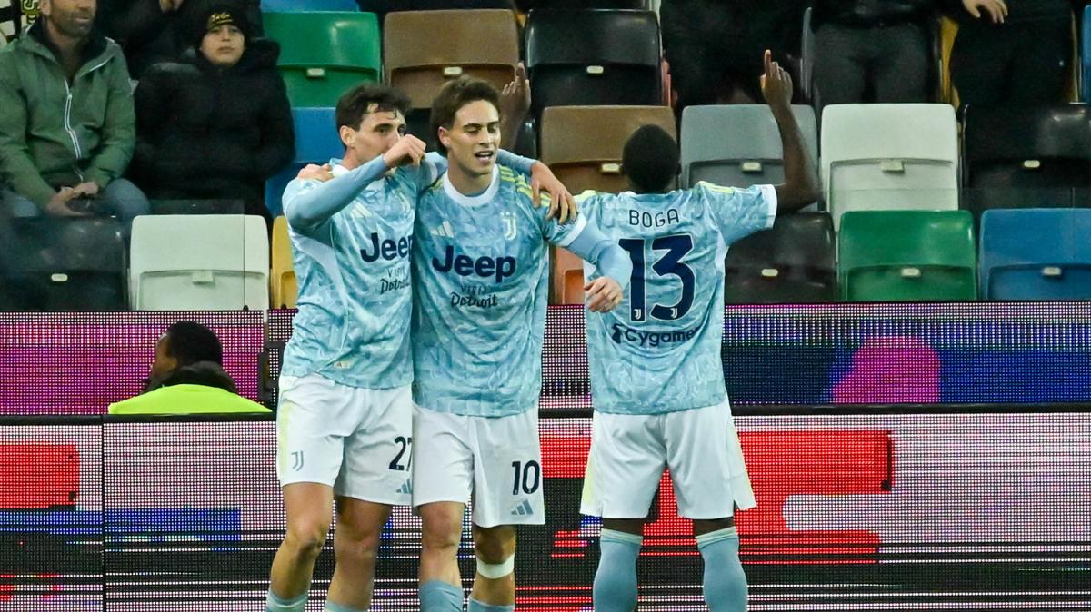 La Juve vince in casa dell'Udinese, ora è quarta in attesa di Como-Roma