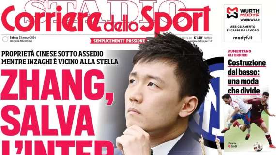 Zhang, salva l'Inter: banche e prestiti, è l'ora delle scadenze. L'apertura del CorSport