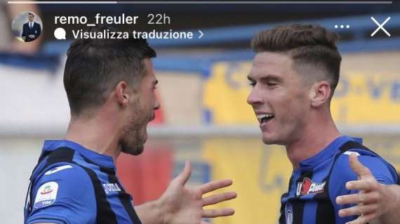 Atalanta, Freuler a Gosens: "Buona fortuna, fratello"