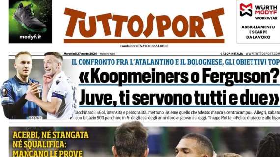 "Allora la colpa è di Juan Jesus". La prima pagina (polemica) di Tuttosport