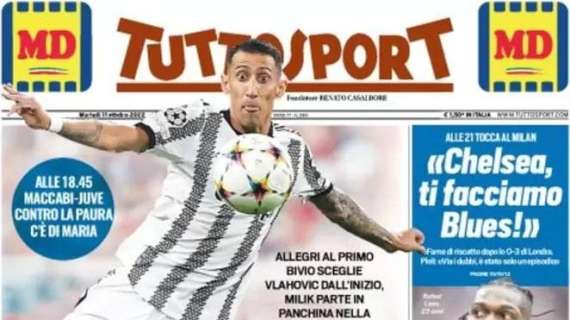 Tuttosport in prima pagina: "Allegri al primo bivio, De Rossi alla Spal"