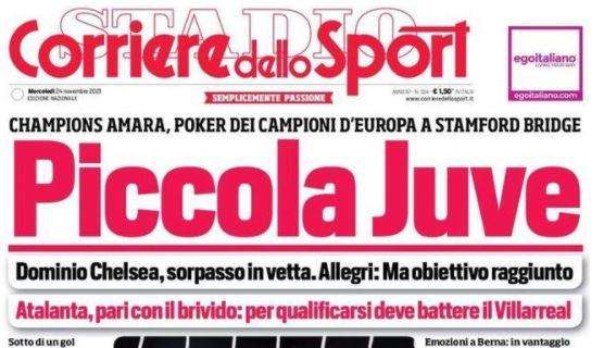 Il Corriere dello Sport in apertura: "Inter, la carica di Inzaghi: 'Ora gli ottavi'"