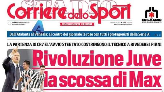 Il Corriere dello Sport in prima pagina: "Lautaro e Correa, che show!"
