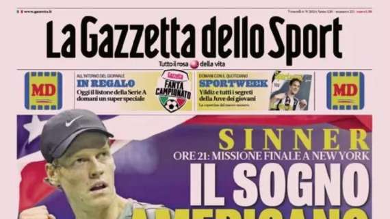 L'Inter-Milan che verrà: Barella con il naso... nuovo: La Gazzetta dello Sport sul derby