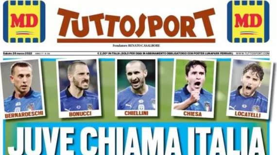 Tuttosport su Frattesi: "Che sfida! E Marotta punta Veretout"