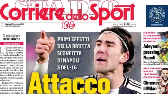 "Lautaro, missione impossibile": l'apertura del Corriere dello Sport sul capitano nerazzurro