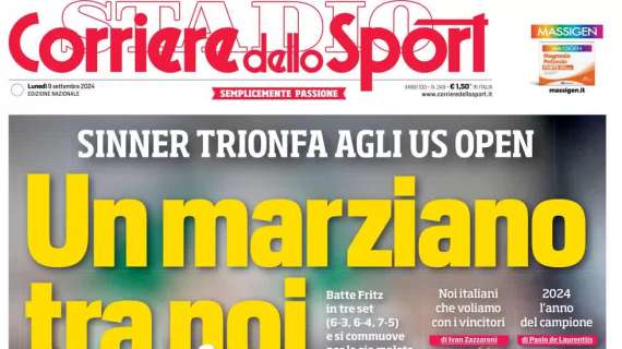 "Champions, l'Inter punta all'all-in contro le 4 piccole": l'apertura del Corriere dello Sport