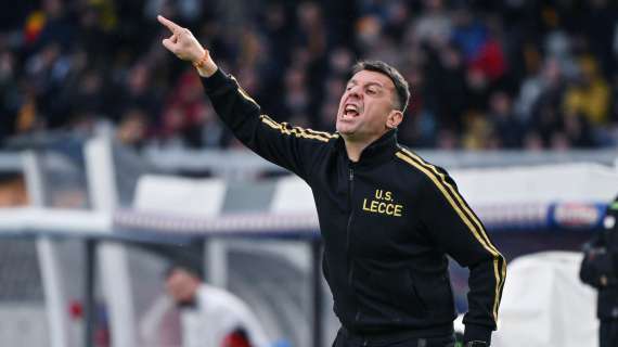 Lecce, D'Aversa: "A inizio secondo tempo potevamo riaprire la partita, poi Inter straripante"