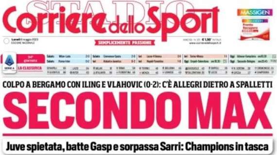 Il CorSport titola: "L'exploit di Lukaku, alternativa di lusso nei cambi dell'Inter"