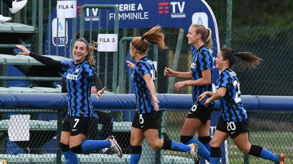 L'Inter esulta sui social: "Seconda vittoria per le nerazzurre"
