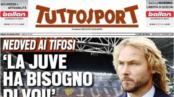 Tuttosport in prima pagina: "Emozione Inzaghi, furia Sarri"