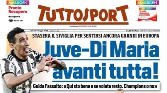 L'apertura di Tuttosport: "Tanta Inter. Due salti in finale"