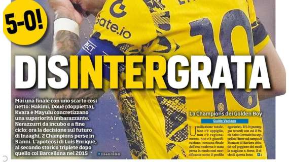"DisINTERgrata, divario imbarazzante": il gioco di parole di Tuttosport in prima pagina