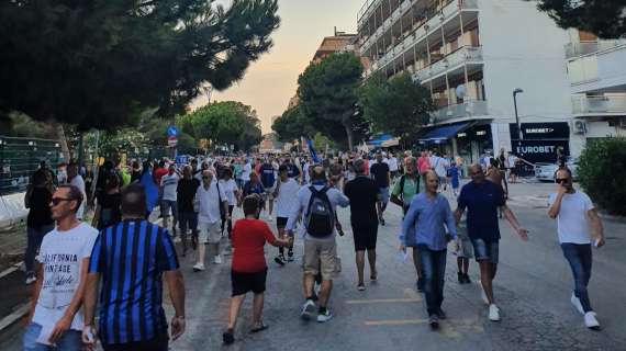 VIDEO - L'Inter verso l'Adriatico, che accoglienza da parte dei tifosi