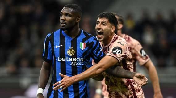 L'Inter raddoppia con Thuram, ma si si addormenta. Zapata segna il 2-1