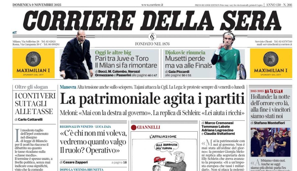 Immagine strip Rassegna Stampa n.1