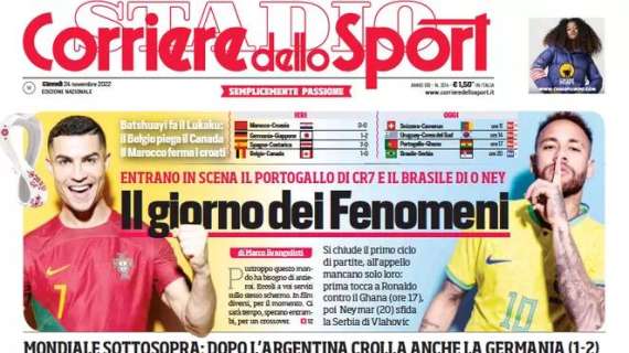 Il Corriere dello Sport in prima pagina: "Inter, Dumfries via a giugno"
