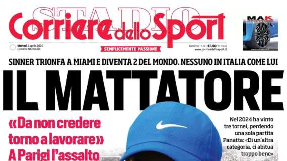 Inter, scudetto in tasca. Inzaghi a +14 sul Milan: l'apertura del Corriere dello Sport