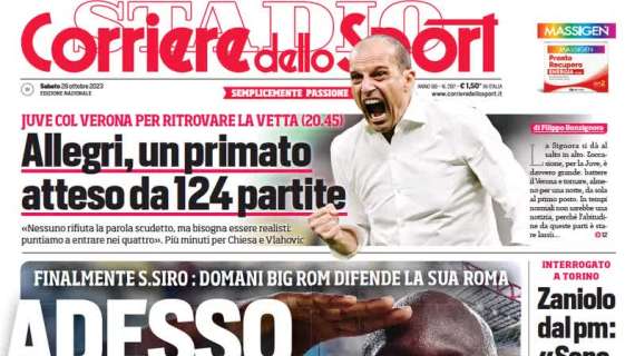 L'apertura del Corriere dello Sport su Big Rom: "Adesso parla Lukaku. C'è l'Inter, vale tutto"