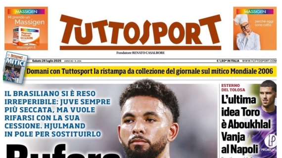 "Pace Lautaro-Calha. L’Inter riparte da qui": l'apertura di Tuttosport