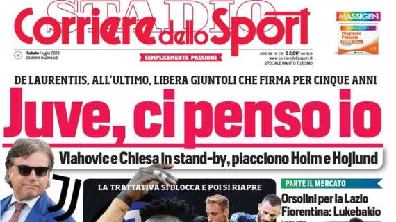 Il Corriere dello Sport intitola: "Inter, intrigo Brozovic. Per Frattesi serve Onana via"