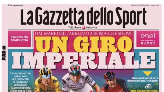 La Gazzetta dello Sport titola: "Attacco alla Champions, Inzaghi ha un piano"