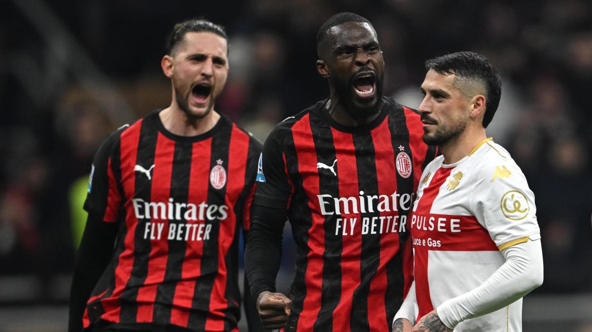 Milan-Genoa, Pavlovic scava il dischetto prima del rigore di Stanciu. E Tomori gli esulta in faccia