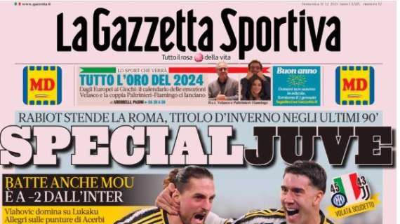 La Gazzetta in apertura: "Quanto pesa Lautaro". Senza di lui è dura