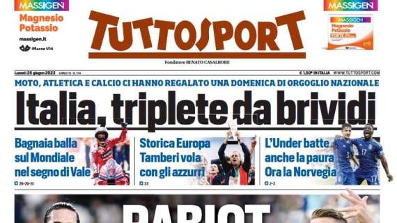 Tuttosport in apertura: "Il rinnovo di Inzaghi può aspettare, Lukaku no"