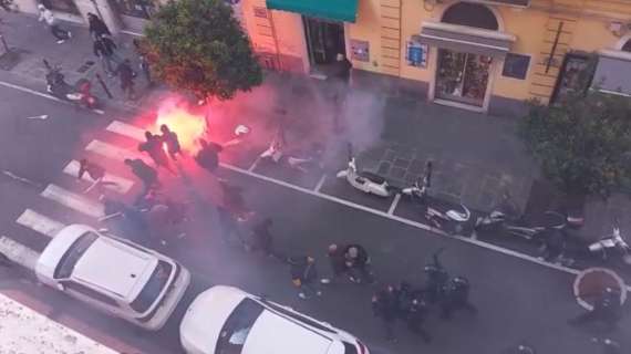 Scontri tra tifosi di Spezia e Lazio, arresti e un ferito