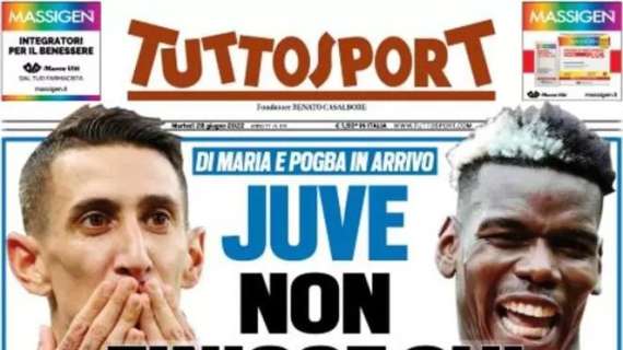 Tuttosport: "Di Maria e Pogba in arrivo, Juve non finisce qui"