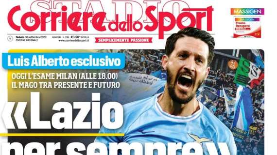 Corriere dello Sport in prima pagina: "Inter, un altro guaio per Inzaghi: ko anche Frattesi"