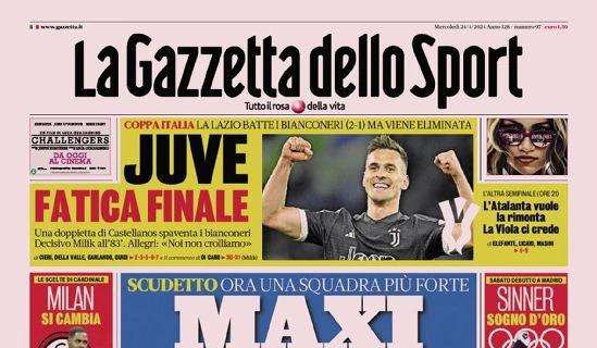 Maxi Inter, un attacco stellare per Inzaghi: la prima pagina di Gazzetta dello Sport