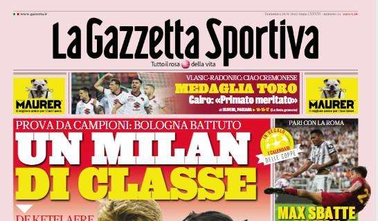 La Gazzetta dello Sport in prima pagina: "Inzaghi flop, troppi casi irrisolti"