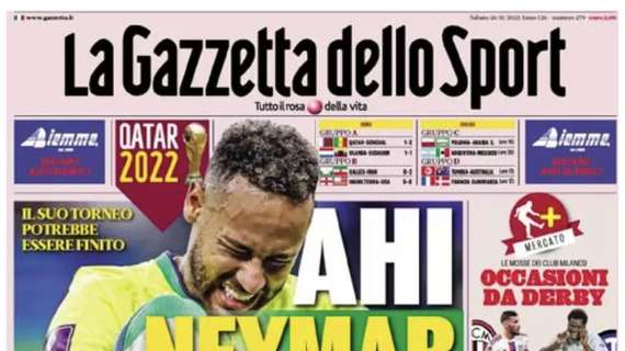 La Gazzetta dello Sport in apertura: "Inter, subito Musah. Scalvini per l'estate"